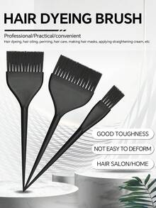 1/3/6pcs Colored Dyeing Board Brush Set (6 Pieces), Suitable For Balayage, Gradient Color, Highlights, Airtouch, Suitable For Salon Professionals And Home Users, Professional Hair Dyeing Tools - Multicolor - View 11
