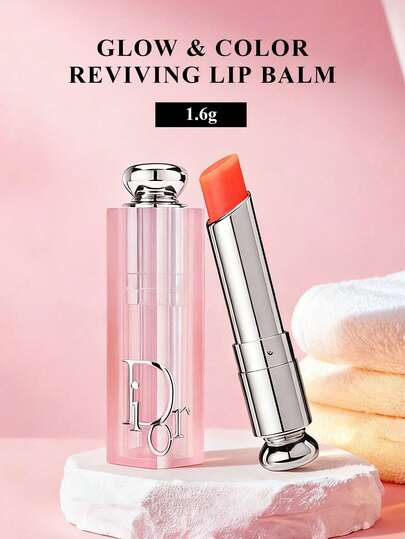 Dior بلسم شفاه ديور أديكت بلو 1.6 جرام/0.05 أونصة ، لون مفعل بال- pH ، مرطب لمدة 48 ساعة