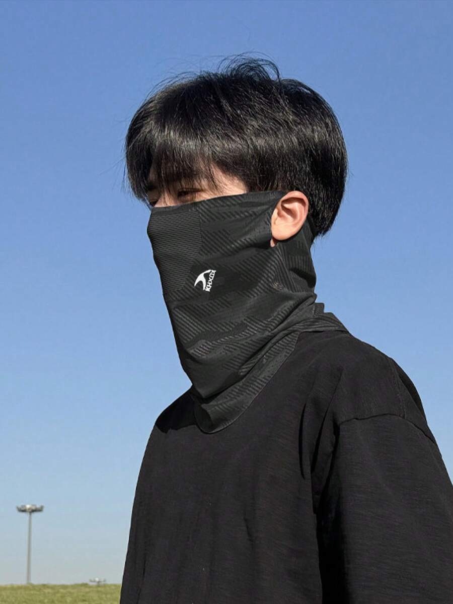 男士透气挂耳式面罩，全脸防晒，冰丝清凉防晒颈套 - 防曬面罩 - 查看 1