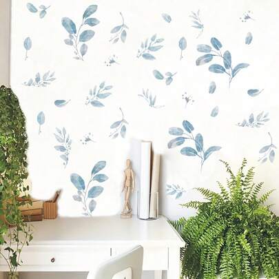 Hình dán tường phong cách Boho họa tiết lá cây, động vật hoang dã rừng rậm cho phòng ngủ, phòng khách, trang trí nhà cửa.