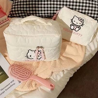  1 hộp đựng bút hình cá hề Sanrio nhẹ, hộp đựng văn phòng phẩm kiểu dáng biến hình KT Cat Bag