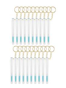 Conjunto de 10 Pincéis de Cílios Reutilizáveis, Tubos de Pincel para Sobrancelhas Descartáveis e Substituíveis, à Prova de Poeira, com Pontas de Diamante para Rímel, Ferramenta de Maquiagem para Cílios - Multicolorido - Ver 18