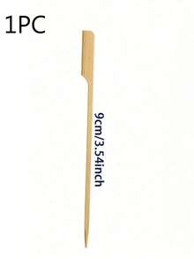 100/10 que xiên tre dùng cho món khai vị, cocktail, tăm xỉa răng thanh lịch, xiên gỗ nhỏ - Thích hợp cho các bữa tiệc, đồ uống, trái cây, tiệc nướng BBQ, đĩa thịt, đồ dùng học tập. - Nhiều màu - Xem 11