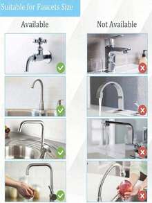 1pc Portable Sink Sprayer - Multifunctional Flexible White Faucet Nozzle - Plastic Handheld Faucet Rinse Attachment - Leak-Proof High Pressure Sprayer With Clip Design - Easy To Clean And Install - Suitable For Bathroom, Kitchen, Pet Cleaning, Plant Watering And Car Washing - Essential Accessory For Modern Bathroom And RV - Quick Connect Tool For Indoor/Outdoor Hair And Pet Shower - Ideal Gift Choice - 1pc - View 11