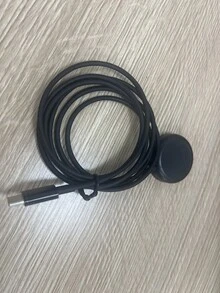 Wireless Magnetic Charger For Galaxy Watch 6/5/5 Pro/4/3/Active 1/2, Portable USB Type-C Data Cable Charging Dock - Black - View 3