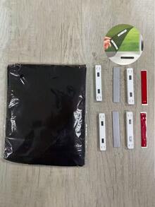 1 Set de Red Mosquitera Magnética Ajustable de Alta Transpirabilidad, Sin Necesidad de Perforar, Instalación Autoadhesiva Fácil, Diseño Anti-Insectos - multicolor - Ver 7