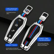 Ốp chìa khóa xe hơi hợp kim kẽm, phù hợp với các dòng xe BYD Song Plus, Atto, EV, Tang DM, Qin, Seal và Dolphin. - BYD - Xem 4