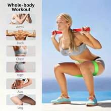 Adjustable Resistance Bands, Can Be Stacked For Tension, Suitable For Core Strength, Glute Activation, Leg Exercises And Full Body Stretching, Portable Home Gym Equipment For All Fitness Levels, Latex Material Workout Accessories - Multicolor - View 7