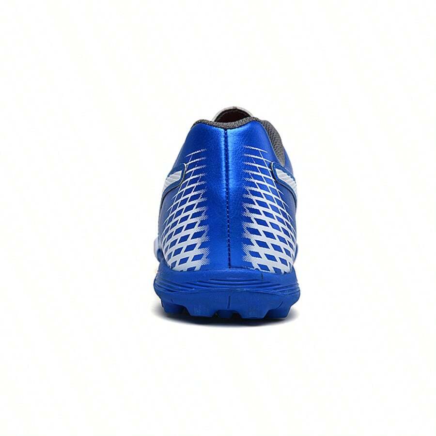男士足球鞋，耐用人造草坪足球鞋，男女户外草地足球鞋 - 藍色 - 查看 1