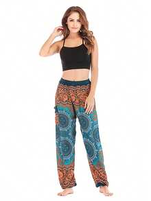 Pantalons pour femmes - Vert - Voir 4