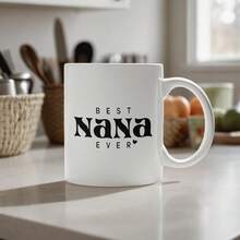 INGIFTA NANA Mug, 1 Piece, 11 Oz, Double-Sided Printed Ceramic Mug. NANA Gift. Nana Coffee Cup. Nana Gift. Mother's Mug. Grandma Gift. Mother's Day Gift. Nana Gift Idea. - 無色 - 查看 2