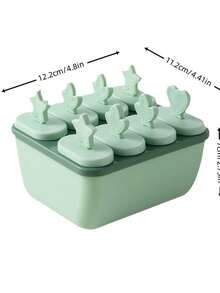8pcs Ice Cream Pop Mold Set, Suitable For Making Ice Cream And Yogurt Popsicles With Sticks. Home Ice Pop Maker: Made Of Materials, Easy To Remove The Finished Ice Pops; Very Suitable For Home Use In The Summer. - Multicolor - View 12