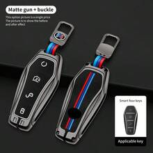 Ốp chìa khóa xe hơi hợp kim kẽm, phù hợp với các dòng xe BYD Song Plus, Atto, EV, Tang DM, Qin, Seal và Dolphin. - BYD - Xem 15