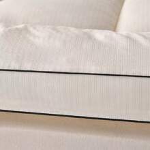 Quilted Grid Mattress Pad, Premium Tatami Bed Topper For Bedroom - White - View 2