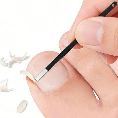 1pc/3pcs/6pcs/10pcs Ingrown Toenail Correction Tool Ultra-Thin Deep Groove Nail Clipper Nail Trimming Auxiliary Tool For Men And Women Essential Foot Care Tool For Home And Pedicure Shops Perfect For Mother's Day, Father's Day, And Back-To-School Season