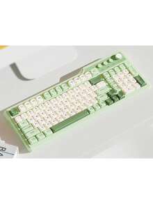 HP 鍵盤滑鼠組/ 單鍵盤，低飽和綠光設計，靜音按鍵+極簡辦公，筆記本桌上通用，高顏值，98配列森繫背光 - 查看 17