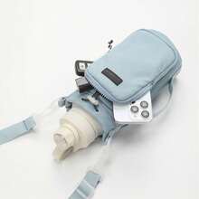 1pc Korean Style Oxford Fabric Crossbody Bag, Waterproof Cup/Insulated Cup Storage, Multi-Layer Design, Can Hold Phone And Coins, Suitable For Fitness, Hiking, Outdoor, Women's One Shoulder Bag, Korean Fashion Oxford Fabric Crossbody Bag, Waterproof Water Bottle Storage Compartment, Multi-Layer Partition Design, Can Hold Phone And Coins; Women's One Shoulder Crossbody Bag, Suitable For Fitness, Hiking, Outdoor Travel - Multicolor - View 5