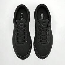 Charly Men's Black Running Shoes - Black - View 2