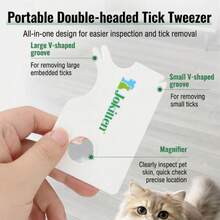 3件套便携式宠物除蚤工具，带放大镜 - 彩色 - 查看 2