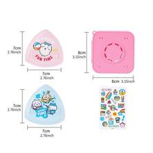 Miniso Chiikawa Series Cute Makeup Sponge Set, Soft Material Fits Skin, Dual Use Dry And Wet To Meet Various Makeup Needs, Comes With Storage Box For Easy Organization And Carrying, Suitable For Daily Makeup And Touch-Ups (1pc) - Multicolor - View 10