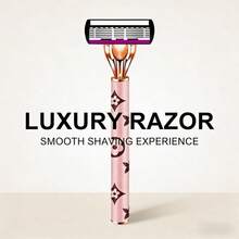 Premium Manual Shaving Razor: Advanced Shaving Razor With Ergonomic Handle, Easy To Clean, Provides Ultra-Smooth Shaving Experience. Replaceable Blades, Ideal Holiday Gift, Essential For Men And Women - Multicolor - View 7