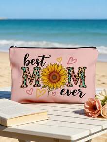 Túi đựng mỹ phẩm quà tặng Ngày của Mẹ, Túi đựng đồ dùng vệ sinh cá nhân, trang điểm, đồ dùng du lịch in hình hoa hướng dương và da báo "Người mẹ tuyệt vời nhất", Túi đựng mỹ phẩm có khóa kéo quà tặng Ngày của Mẹ, Túi đựng đồ dùng vệ sinh cá nhân du lịch di động, 6 màu sắc để lựa chọn, Túi đựng đồ tiện dụng, Túi đi biển, Túi du lịch, Túi đựng mỹ phẩm du lịch, Món quà lý tưởng cho mẹ, vợ, bà, Món quà lý tưởng để tôn vinh các bà mẹ, Quà sinh nhật, Quà Lễ Tạ ơn hoàn hảo - Nhiều màu - Xem 3