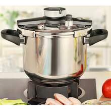 Steel Pressure Cookers, Multi Cooker Hotpot Induction Gas 6 Liters/ 8 Liters, Multicooker Fast Cooking, Suitable For Coal And Gas Stoves. - View 10