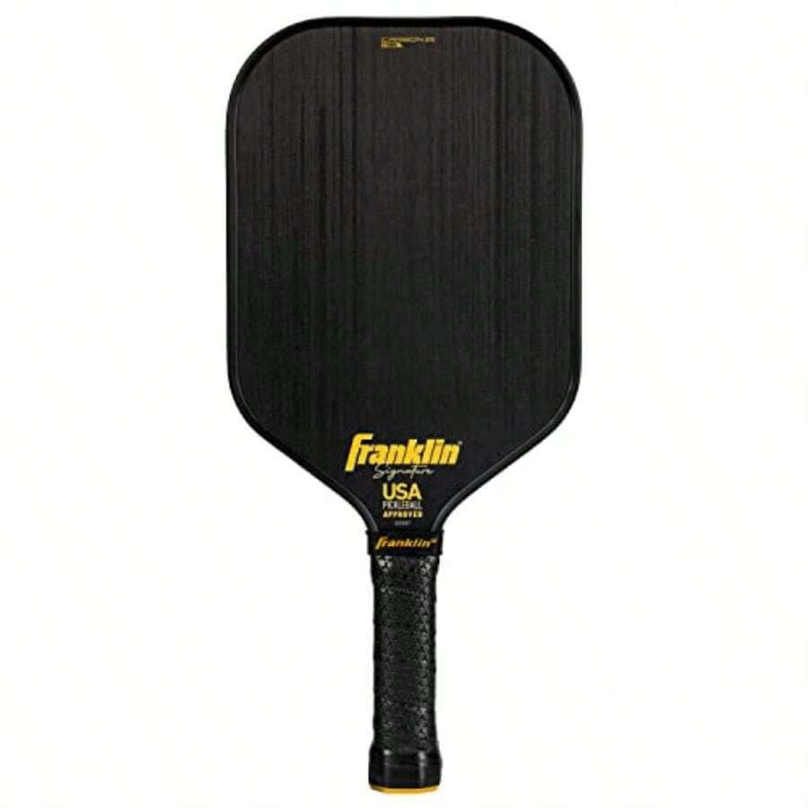 Franklin Sports Pro Pickleball Paddles-Signature Series Stk Fibra de Carbono Pickleball USAPA núcleo de Polipropileno Aprobado - como en la foto - Ver 1