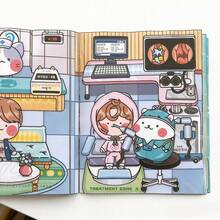 Kit Kerajinan DIY Buku Tenang Bermain Peran Dokter THT, Mainan Medis Bermain Peran, Set Interaktif Sains Pencerahan Profesi yang Lucu - MultiWarna - View 5