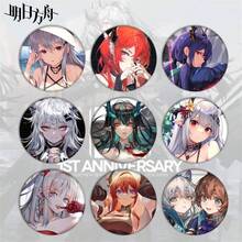 Huy hiệu Arknights Amiya Mudrock, ghim cài kim loại 58mm, hàng hóa anime, mặt dây chuyền ba lô, ghim cài, quà tặng sưu tầm - Nhiều màu - Xem 2
