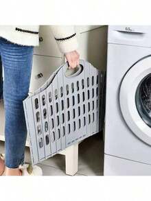 Foldable Laundry Basket With Handle, Large Capacity Clothes Storage Basket Doubles As Plush Doll Organizer, Collapsible Dirty Clothes Hamper For Bedroom/Laundry Room, Space-Saving Wall-Mounted Storage Container - Great For College Students, Moms, Small Apartments (Mother's Day/Back To School) - Multicolor - View 2