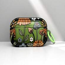 1pc Cute Carnivorous Plant Design Pro 3/ Pro 2/ 3/ 4 Protective Case, Japanese Style - Green - View 1