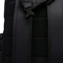 Nike Heritage Logo 印花抽绳纯色大容量双肩包，男女通用，黑色 - 黑色 - 查看 6