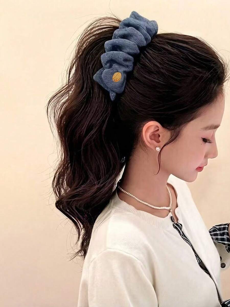 topshiny 1 chiếc kẹp tóc chuối xếp ly mới năm 2026, kẹp càng cua bằng nhựa đơn giản, đa năng dùng cho búi tóc, tóc đuôi ngựa, đi làm hàng ngày, mùa hè, kỳ nghỉ, du lịch. - Nhiều màu - Xem 1