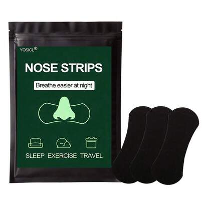 30/60 szt. plastrów na nos – plastry na nos ułatwiające oddychanie i łagodzące chrapanie – poprawiające przepływ powietrza podczas ćwiczeń i snu – odporne na pot i olej