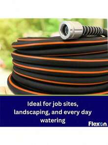 Flextreme Pro 58x 100ft Performance Rubber Garden Hose U2013 Heavy - Duty, Kink - Resistant, All - Weather Flexibility, Industrial - Grade Couplings, Durable Outdoor Watering Hose Lawn Garden - 100 Feet - View 4