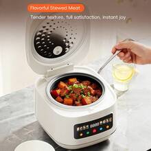 5L Large Capacity Electric Rice Cooker, Smart Touch Screen Rice Cooker With Timer & Multi-Function Cooking For Home Use - View 7