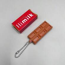 1pc Meiji Chocolate Realistic Chocolate Toy, 3D Stress Relief Small Pendant, 2026 New High-Quality Snap Toy - Gift For Friends, Holiday, Birthday, Collection, Present - Multicolor - View 16