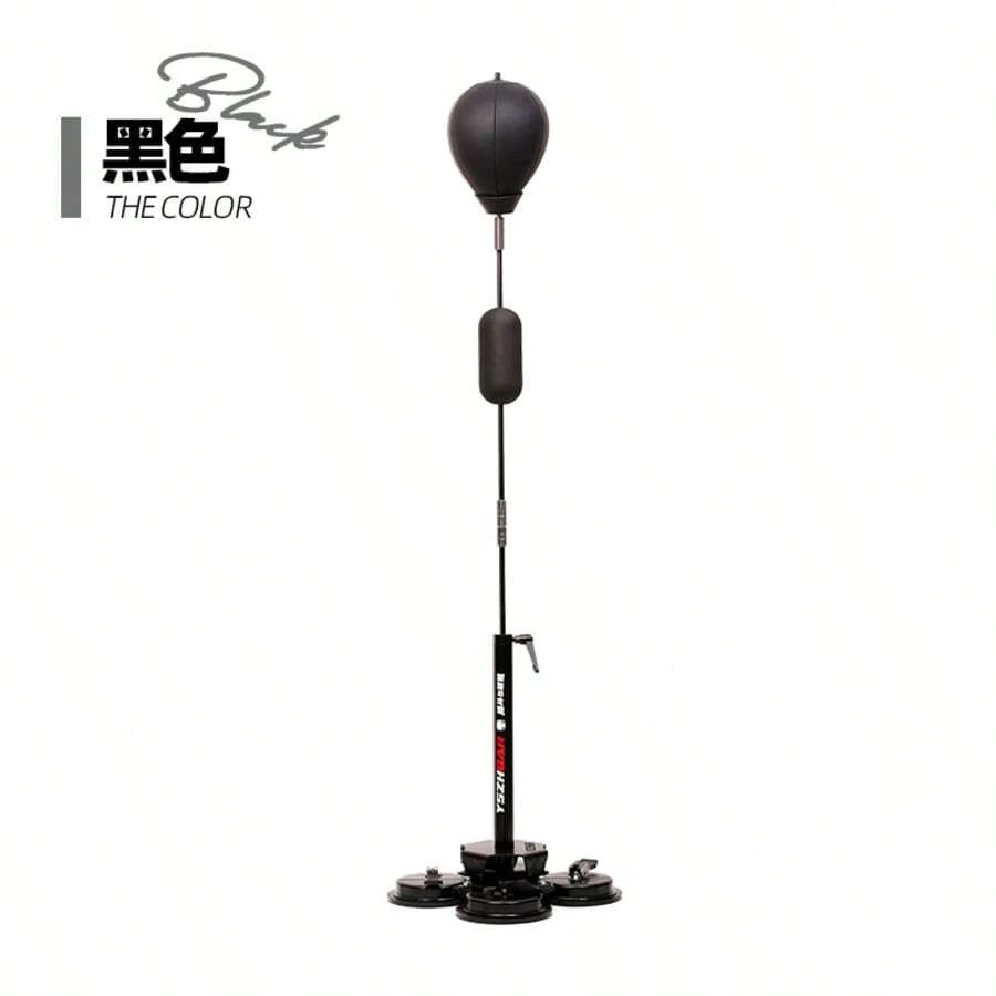 YSZH Vacuum Suction Cup Vertical Stress Ball Reaction Target Dodge High Rebound Reaction Ball Punching Training Equipment Speed Ball - Black - View 1