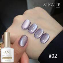 Sơn móng tay gel MIANEL 10ml cao cấp màu tím mùa xuân, hiệu ứng mắt mèo - Sản phẩm hot mới năm 2026, sơn gel làm trắng móng từ tính với hạt thủy tinh, thích hợp dùng cho đèn UV, độc quyền cho các salon làm móng mùa xuân. - Nhiều màu - Xem 6