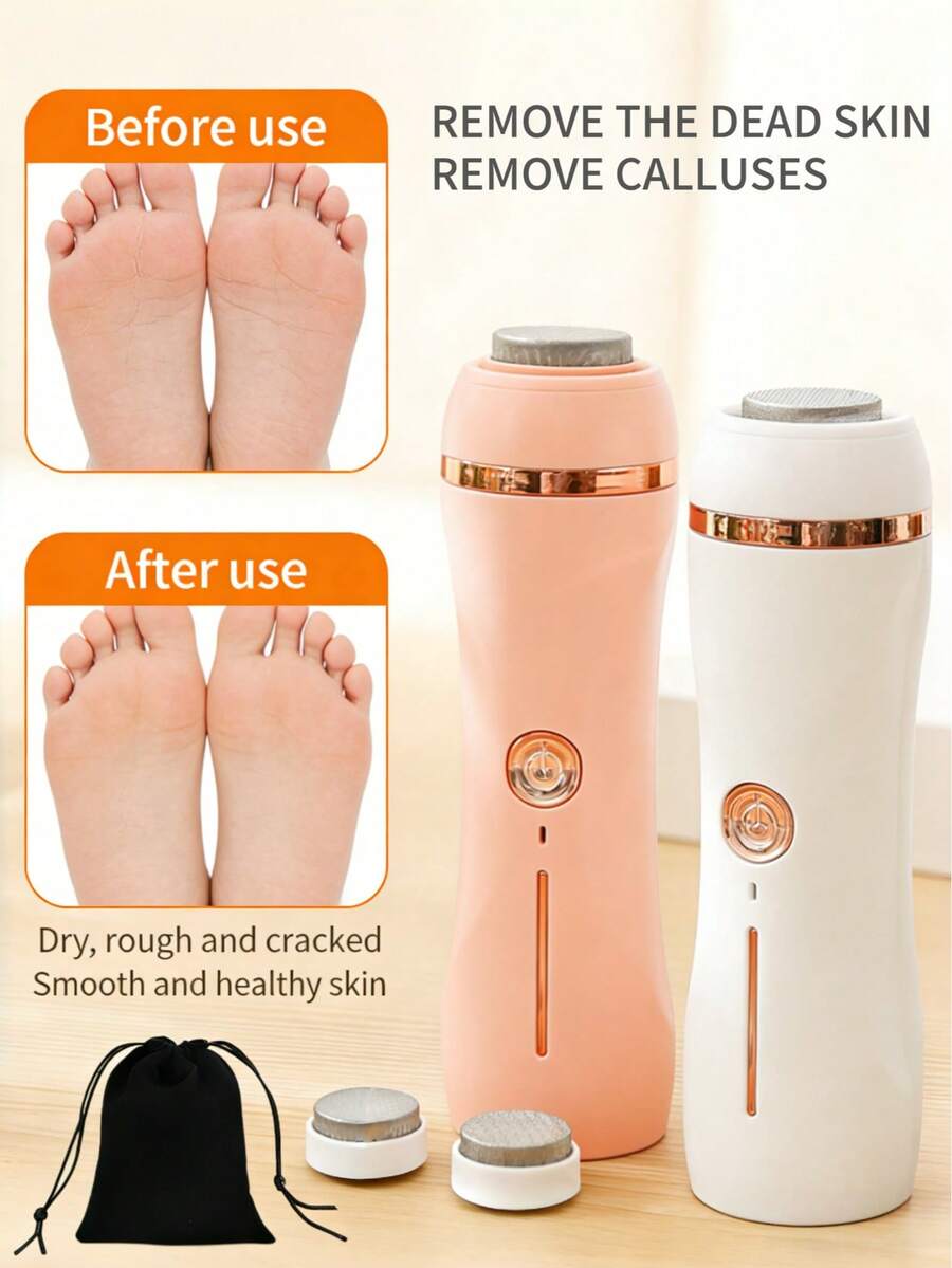 Rechargeable Electric Foot File, Automatic Callus Remover And Foot Repair Tool - Multicolor - View 1