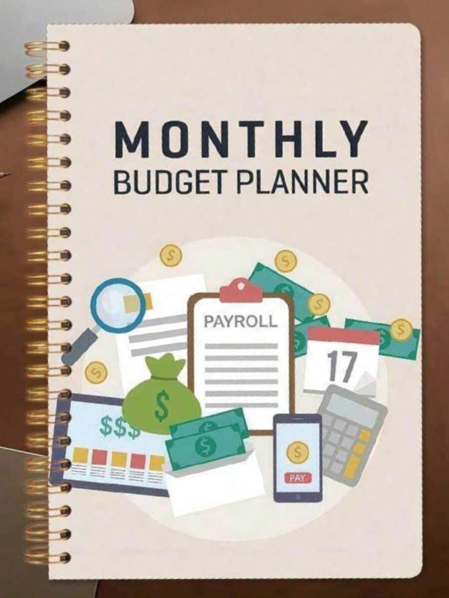 Monthly Budget Planner, Suitable For Students - A5 - View 1