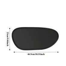 Tấm che nắng cửa sổ xe hơi cong mới, rèm chắn nắng chống tia UV tĩnh điện, chắn nắng bên lái. - màu đen - Xem 6