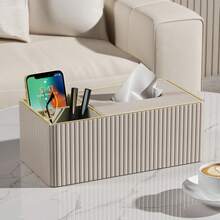 PU Leather Rectangular Tissue Box Cover - Multi-Functional Organizer With Hidden Storage Compartment, Tissue Box Holder And Remote Control Pocket, End Table And Nightstand Decor For Bedroom, Living Space, And Office, Applicable For Home Kitchen Bedroom Living Room Dining Room, Home Decor Accessories, Decorative Box, Ladies Wedding Gift, Essential For Summer Travel Holidays - Multicolor - View 13