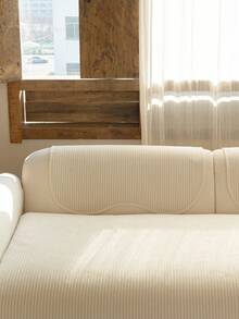 1 chiếc vỏ gối sofa dệt kim không đều, kiểu dáng tối giản cổ điển, bảo vệ sofa bốn mùa, chống trượt và chống bụi, đường viền cong mềm mại, chống nhăn, chất liệu mềm mại và mịn, bảo vệ sofa, có thể giặt máy, không biến dạng, chống phai màu, bền, chống lông thú cưng, chống bám bẩn, làm mới sofa, trang trí sofa, tăng thêm vẻ đẹp cho không gian, phù hợp với sofa 1-4 chỗ ngồi, sofa hình chữ L. - trắng - Xem 6