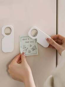 1/2pcs Multi-Function Bottle Opener Magnetic Refrigerator Sticker, Can Opener, Stainless Steel Jar Lid Remover - A - View 5
