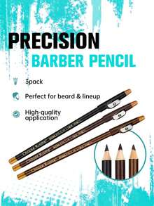 四件套胡须护理套装 | 1瓶胡须油 + 3支胡须造型笔，胡须油滋养修护，剃须后护理，持久留香 | 软化顺滑，造型笔三种色号（黑色/棕色/深棕色）| 适合所有肤色 - 鬍鬚油+鬍鬚描線筆 - 查看 7