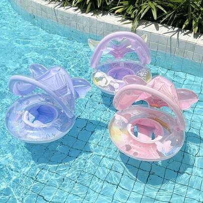 Butterfly Inflatable Sunshade, Blue & Pink Color, PVC Material