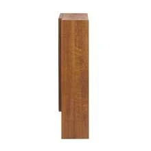 Walnut-Colored Bathroom Cabinet Made Of MDF, With Mirror And Open Shelves – Practical Bathroom Mirror Cabinet - A - 查看 7