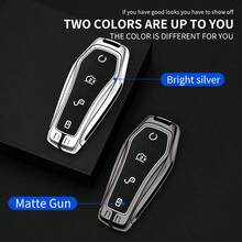 Ốp chìa khóa xe hơi hợp kim kẽm, phù hợp với các dòng xe BYD Song Plus, Atto, EV, Tang DM, Qin, Seal và Dolphin. - BYD - Xem 8